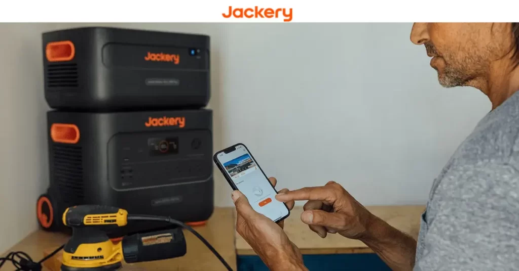 「Jackeryポータブル電源 2000 Plus」は専用アプリで操作が可能！