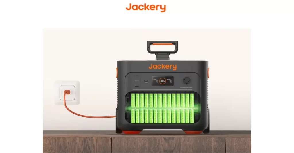 「Jackeryポータブル電源 2000 Plus」はリン酸鉄リチウムイオン電池を採用し長寿命